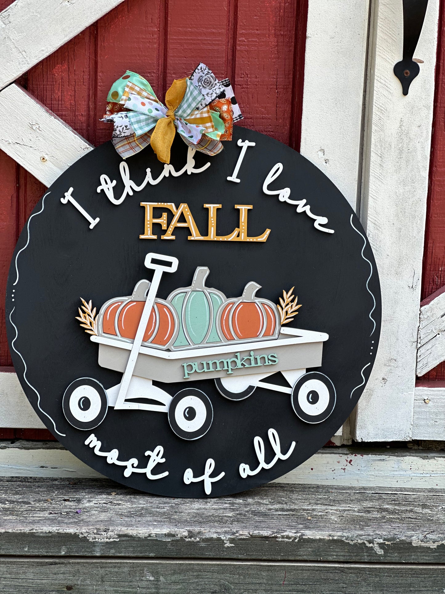 Lost & Found Door Signs Hand-painted, Fall