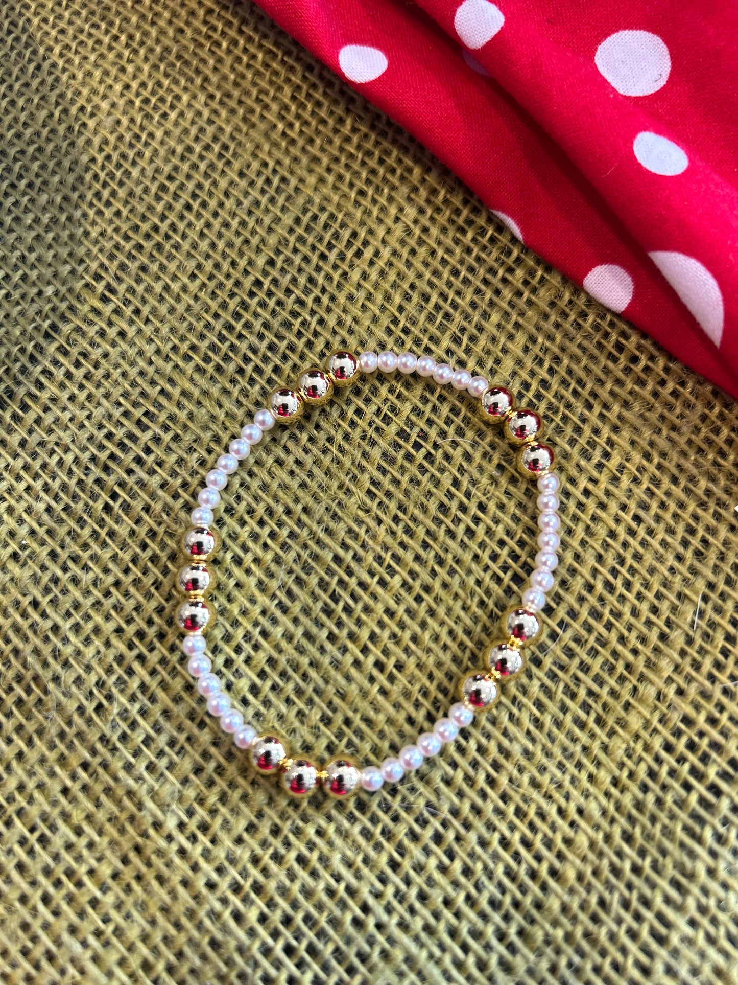 18K Beaded Bracelets