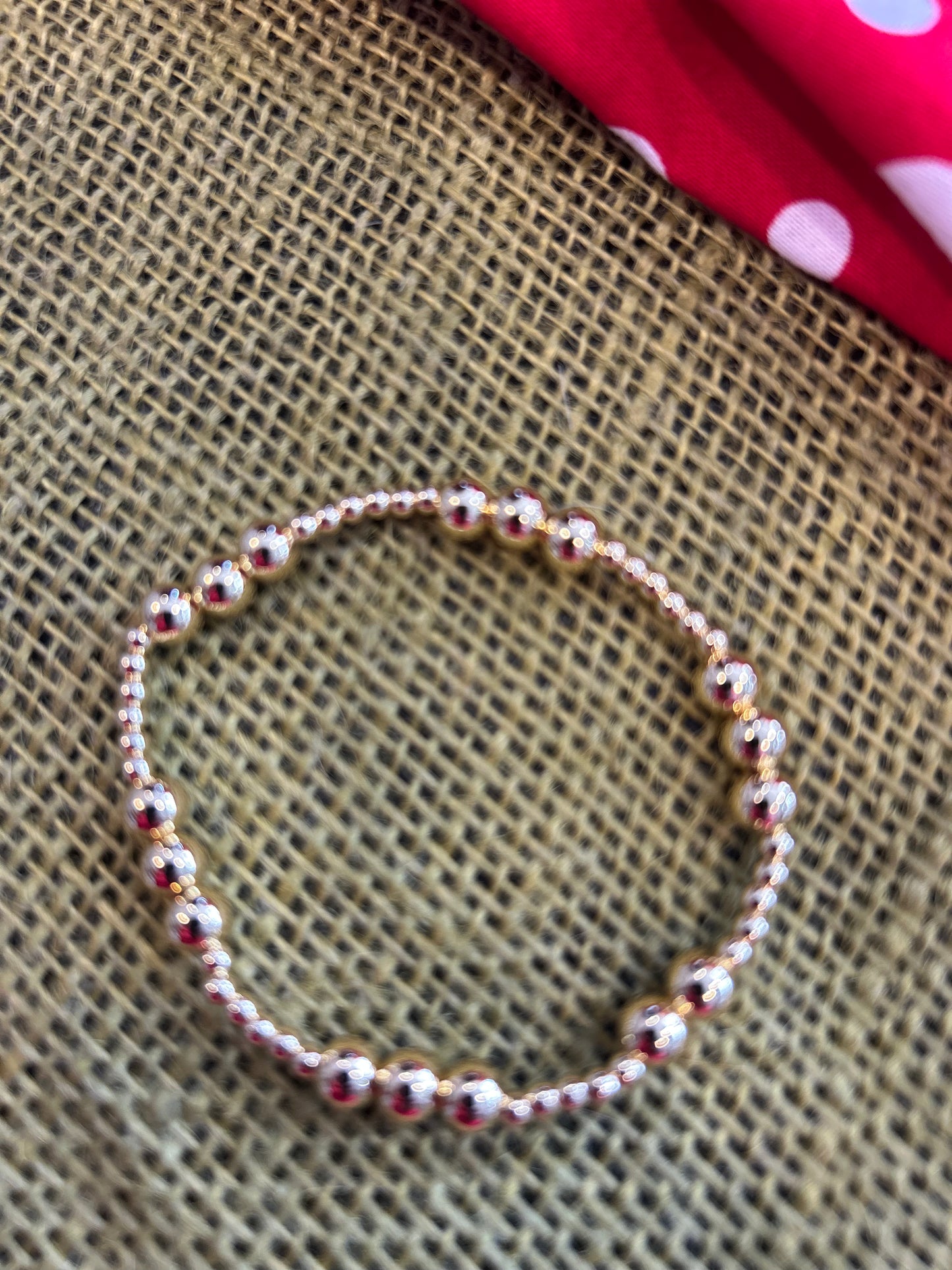 18K Beaded Bracelets