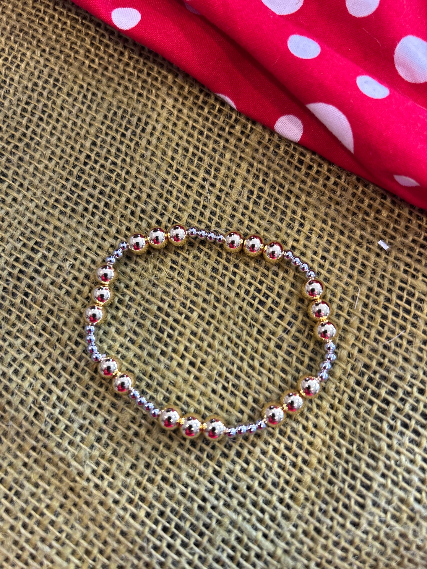 18K Beaded Bracelets