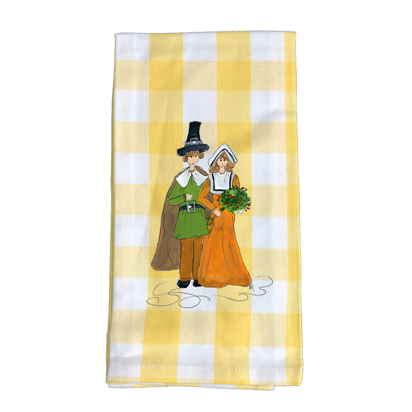 Kitchen Towel Fall 1022 Pilgrims YC