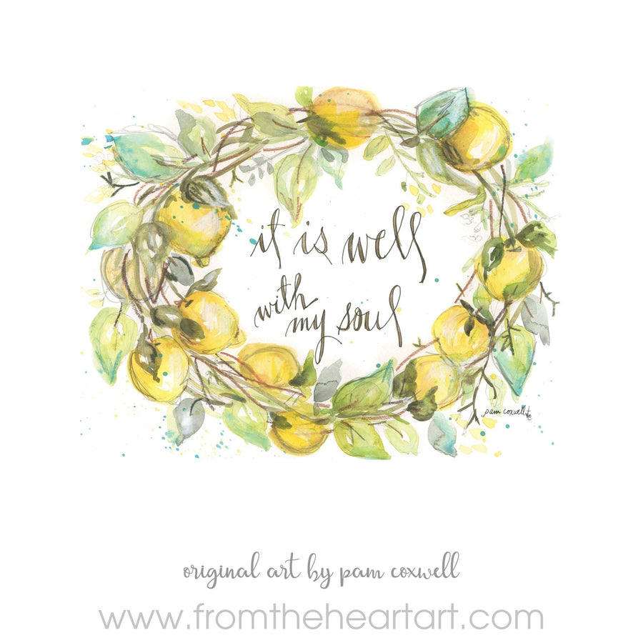 Lemon Wreath