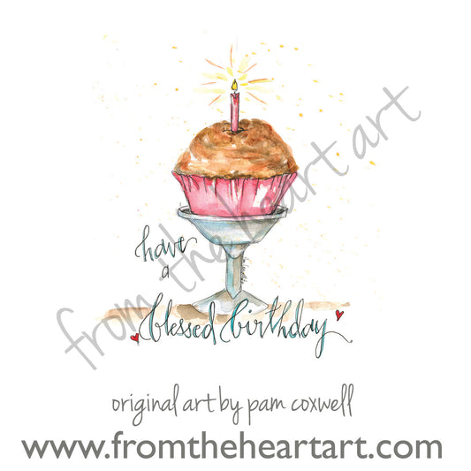 Cupcake - Birthday | Notecards