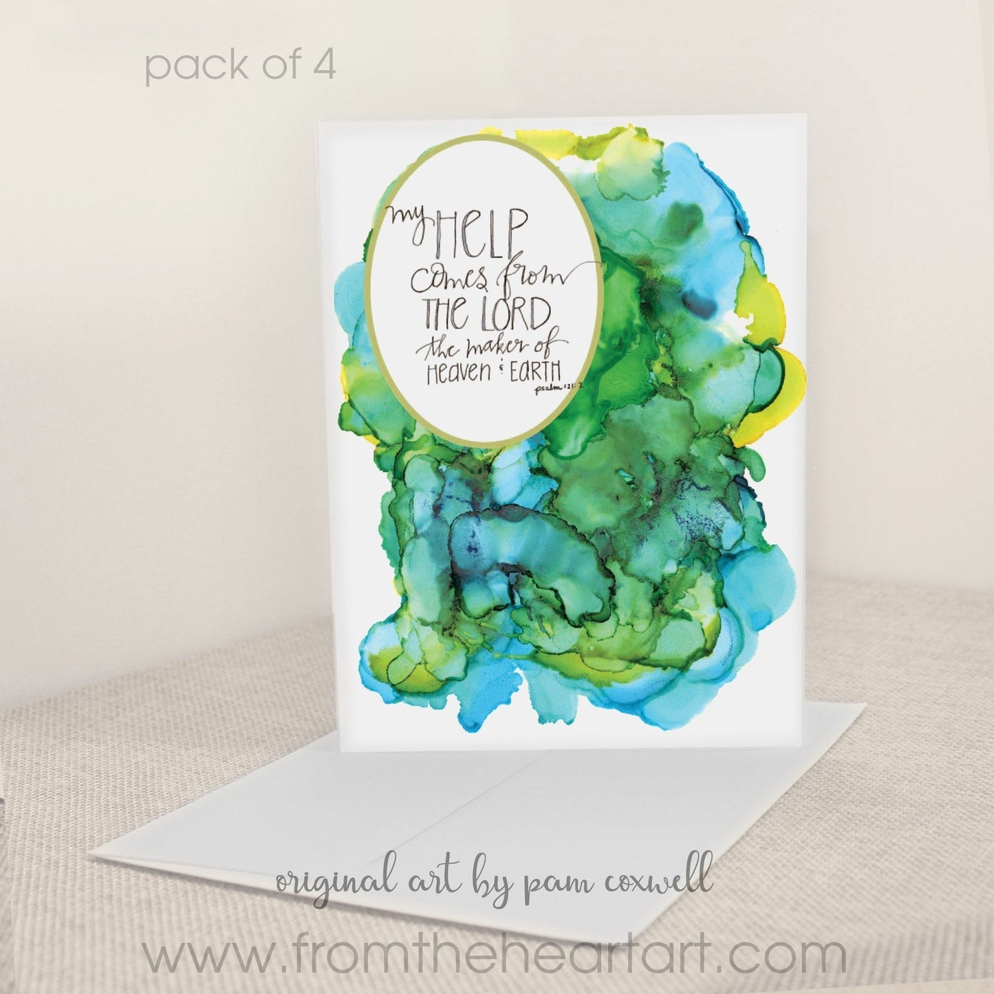 My Help comes from The Lord | Notecards