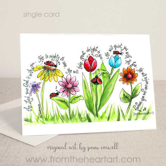 Ladybug Parade Notecards