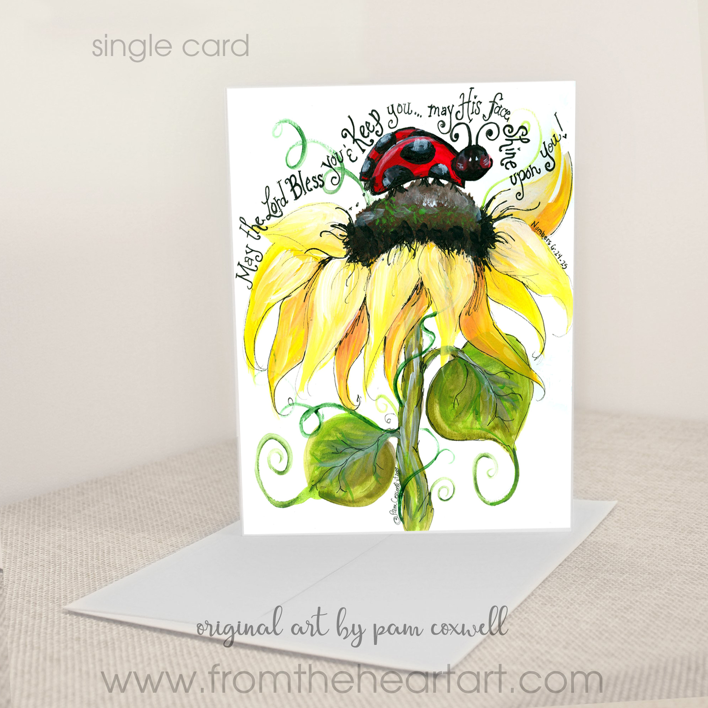 Ladybug and Sunflower