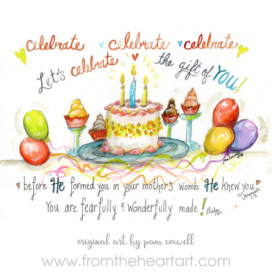 Birthday Cake "Celebrate You"