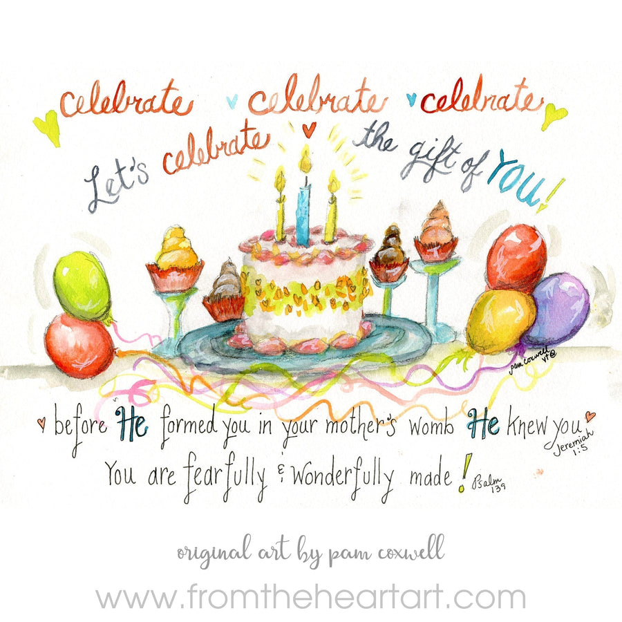 Birthday Cake "Celebrate You"