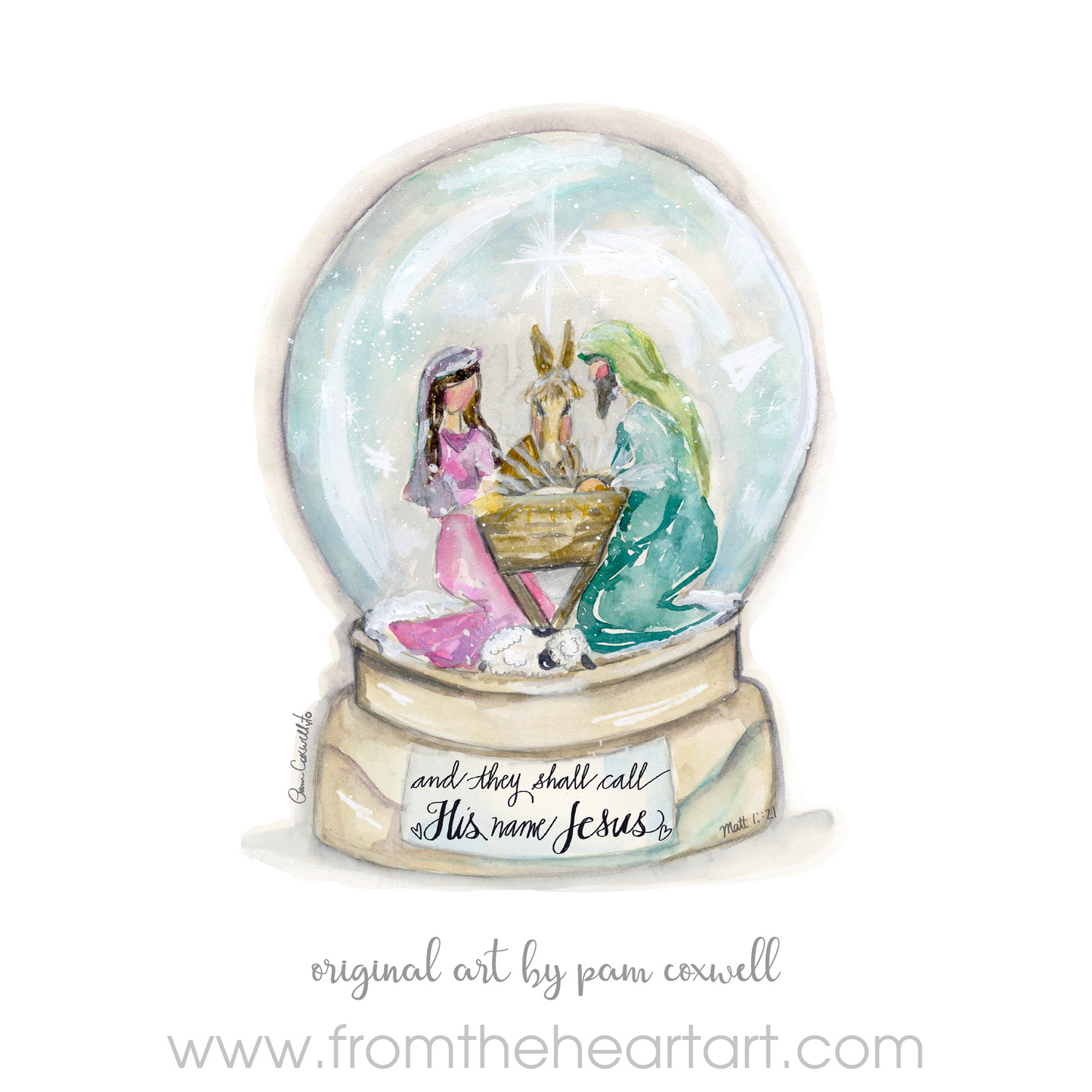Nativity Snow Globe