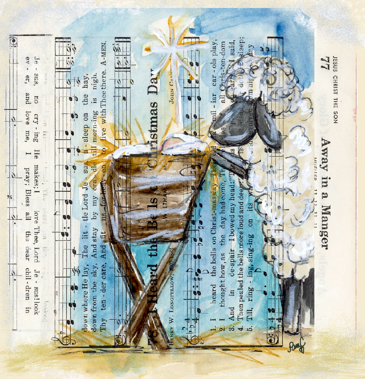 Nativity Sheep