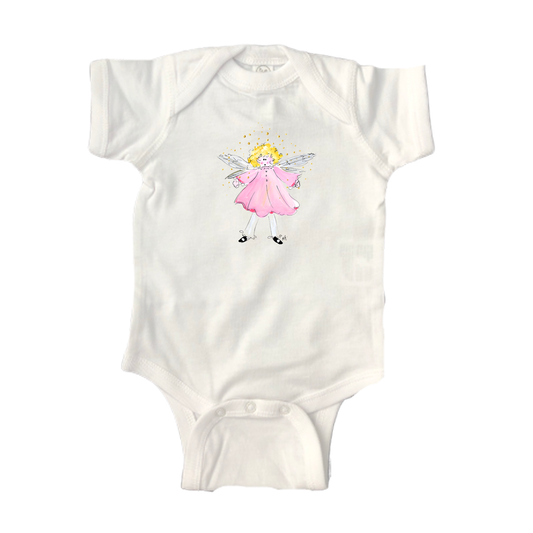 Bodysuit Short Sleeve ON42 Pink Fairy