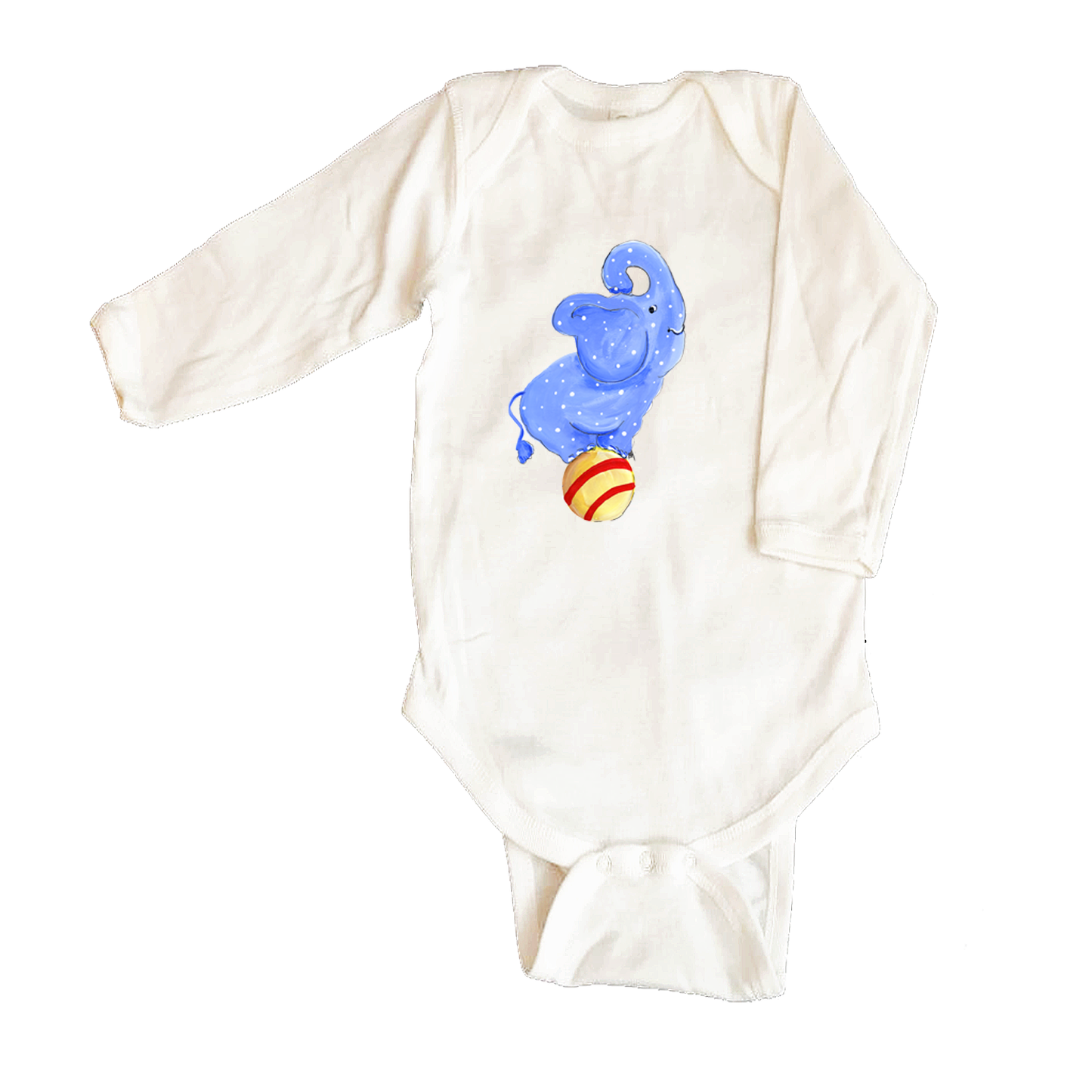 Bodysuit Long Sleeve  512 Circus Elephant