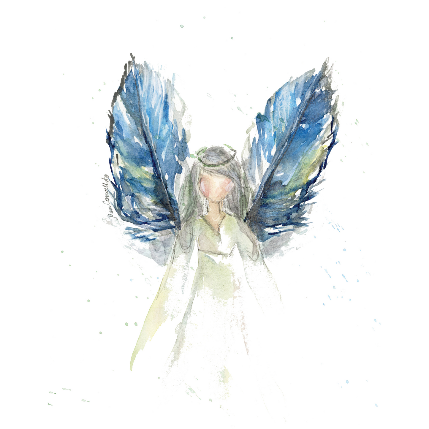 Blue Wing Angel