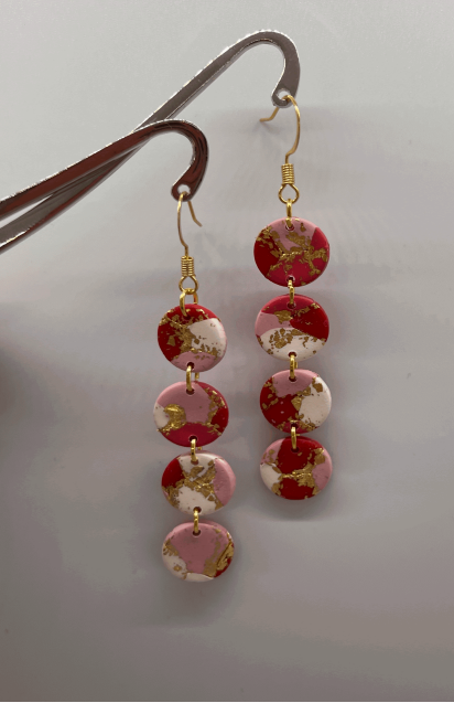 Ivory Lane Clay Earrings - Valentine