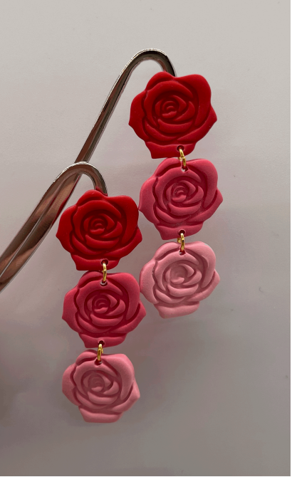 Ivory Lane Clay Earrings - Valentine