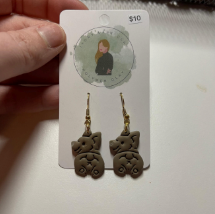 Ivory Lane Clay Earrings - Misc