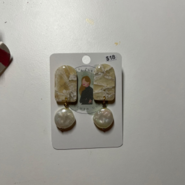 Ivory Lane Clay Earrings - Misc