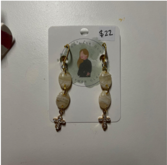 Ivory Lane Clay Earrings - Misc