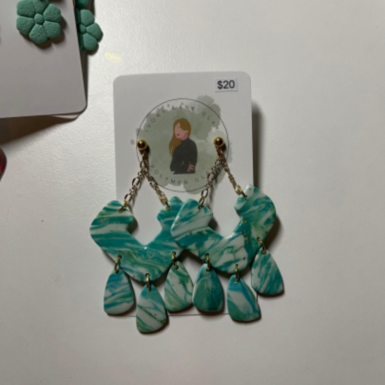 Ivory Lane Clay Earrings - Misc