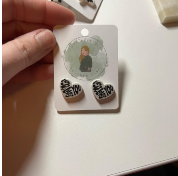 Ivory Lane Clay Earrings - Misc