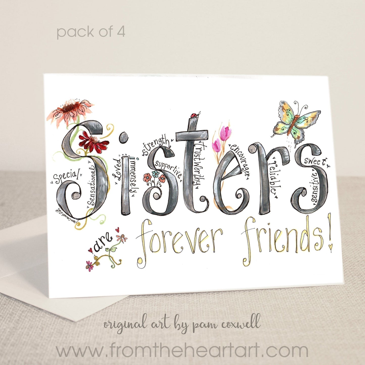 Sisters - Word Art