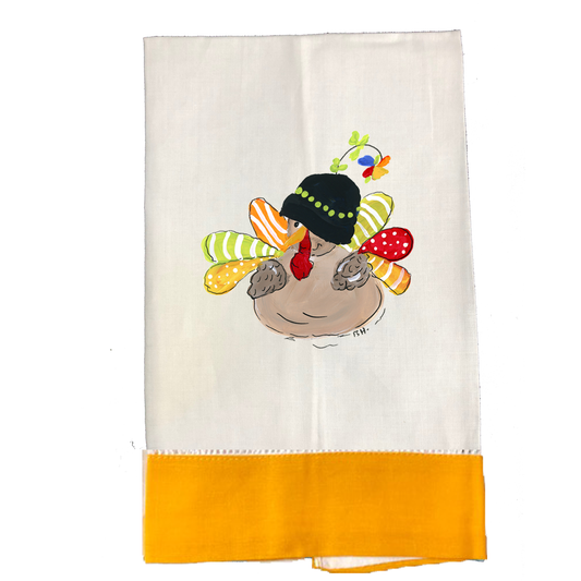 Tea Towel Fall 1096 Gooble Girl M