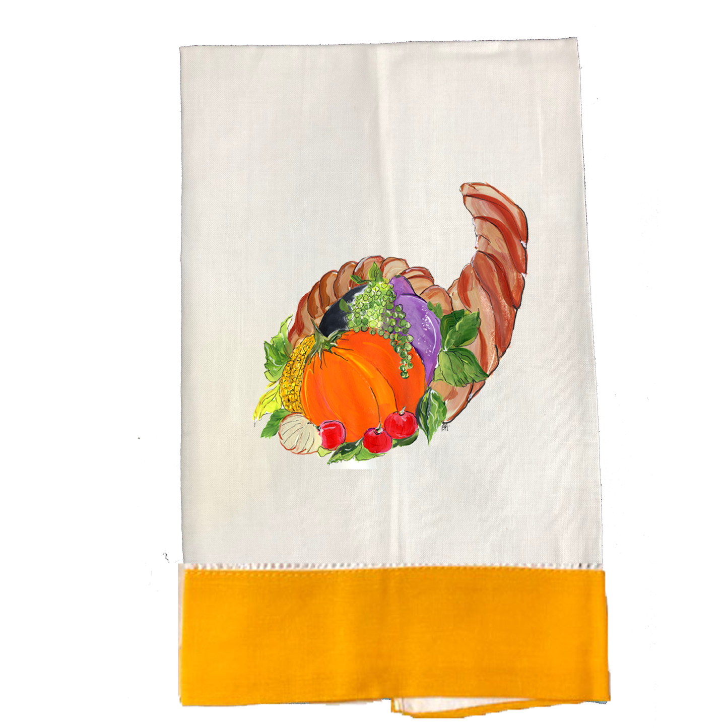 Tea Towel Fall 495 Horn of Plenty M