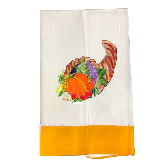 Tea Towel Fall 495 Horn of Plenty M