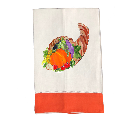 Tea Towel Fall 495 Horn of Plenty O