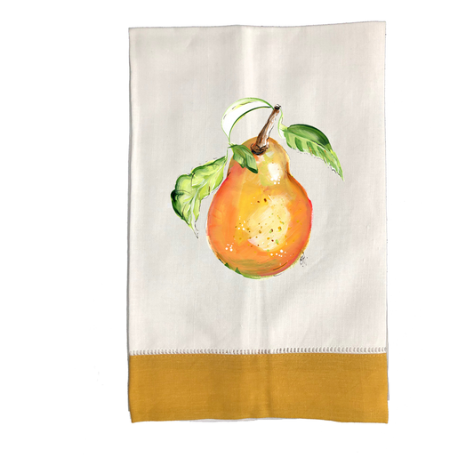 Tea Towel Fall 649 Pear GLD