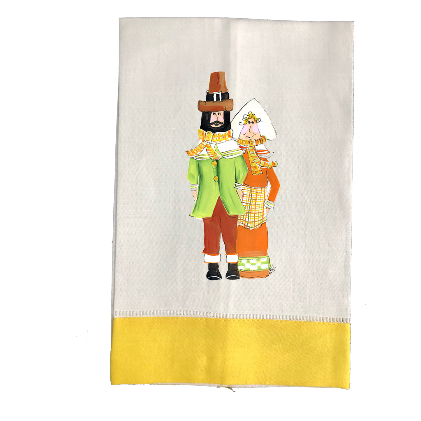 Tea Towel Fall 653 Pilgrims Y