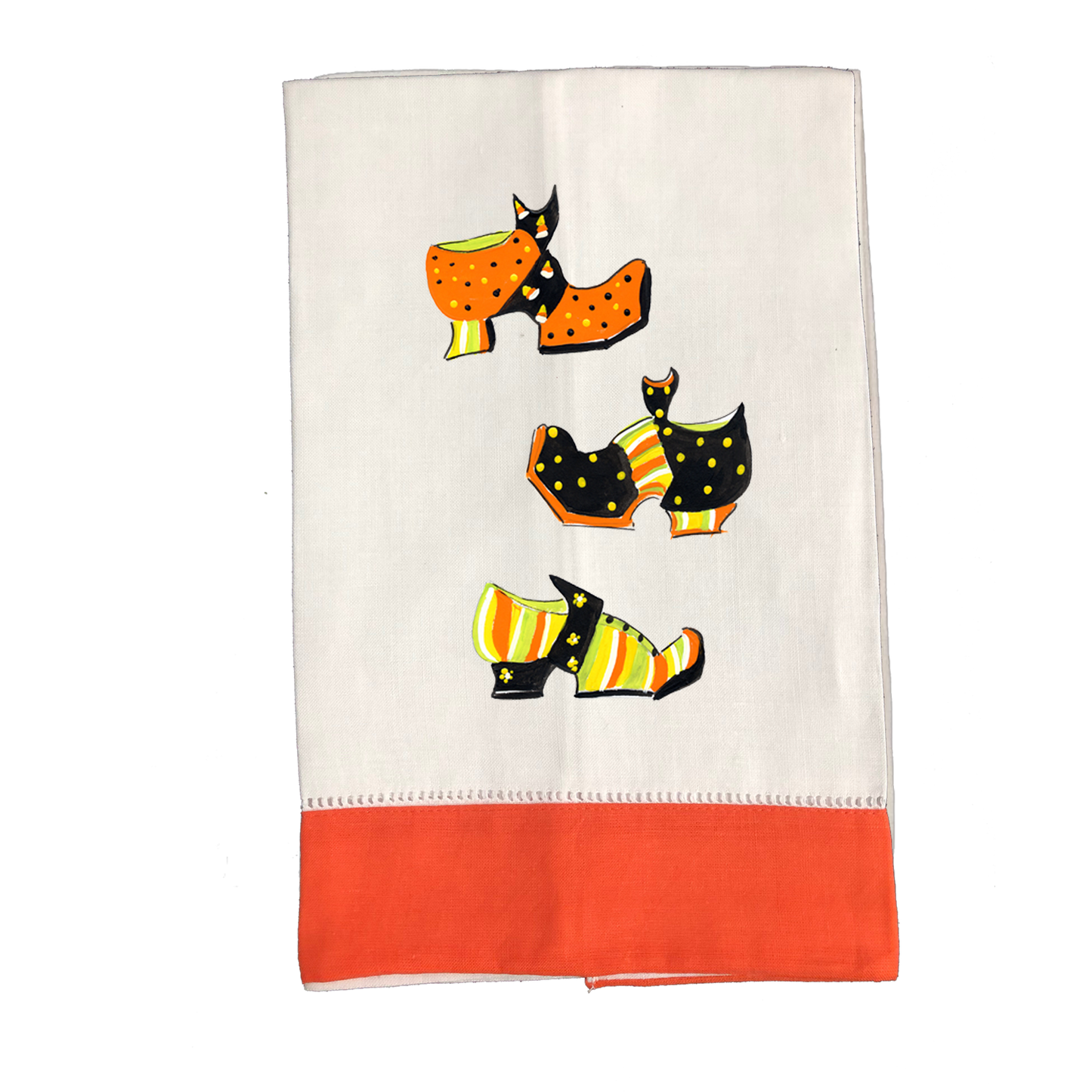 Tea Towel Fall 759 Witch Shoes O