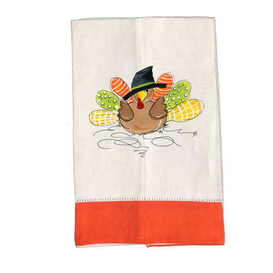 Tea Towel Fall 895 Patchwork Boy Turkey O