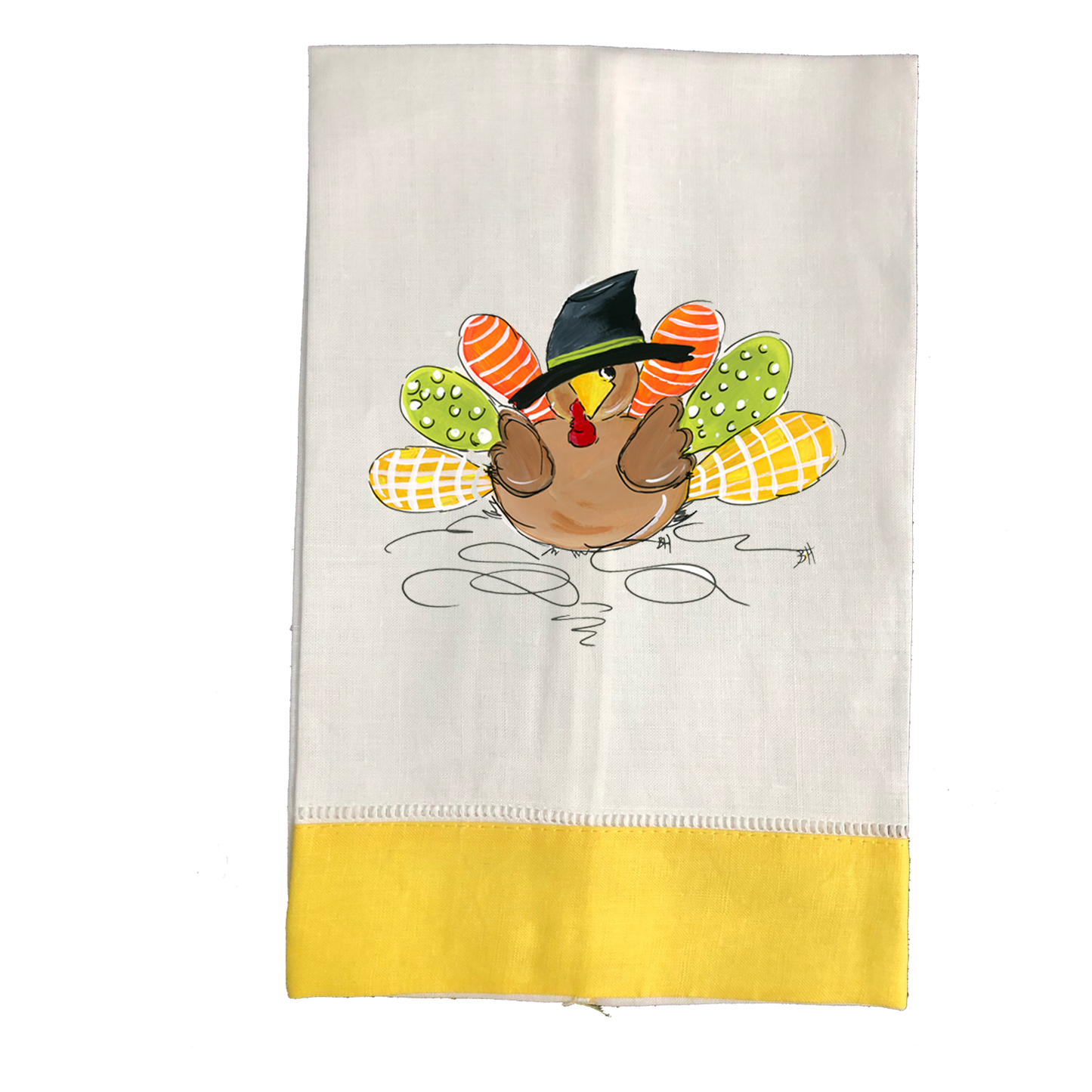 Tea Towel Fall 895 Patchwork Boy Turkey Y