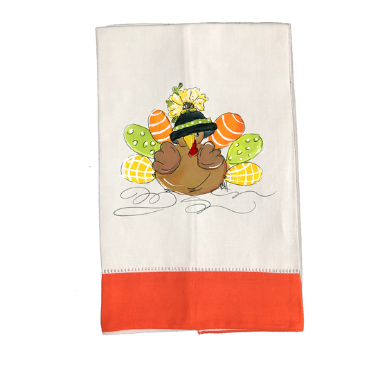 Tea Towel Fall 908 Patchwork Girl Turkey O