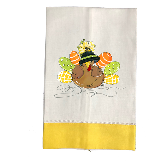 Tea Towel Fall 908 Patchwork Girl Turkey Y