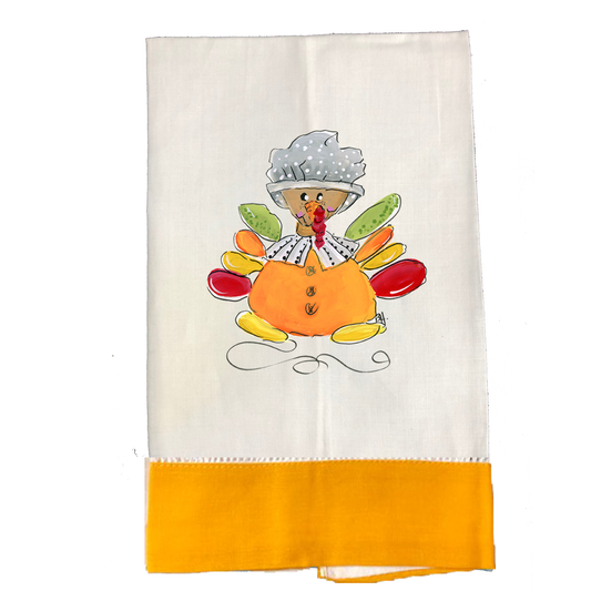 Tea Towel Fall 975 Pilgrim Lady Turkey M