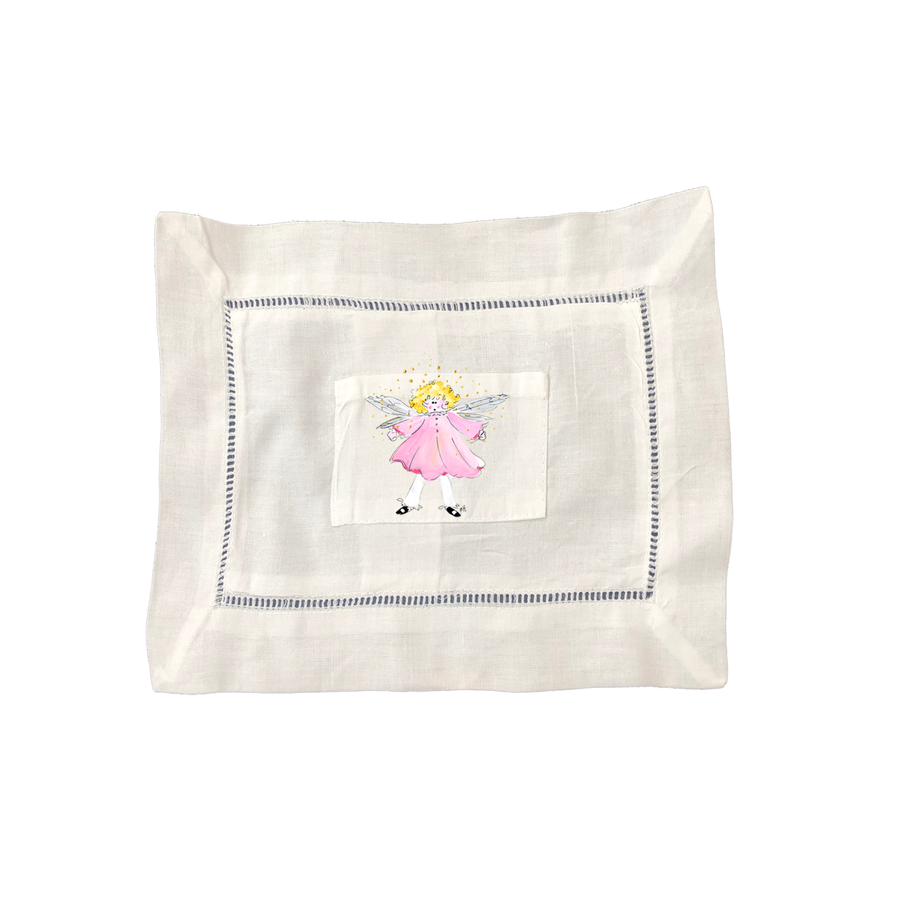Large Tooth Fairy Pillow Pink Fairy TF42