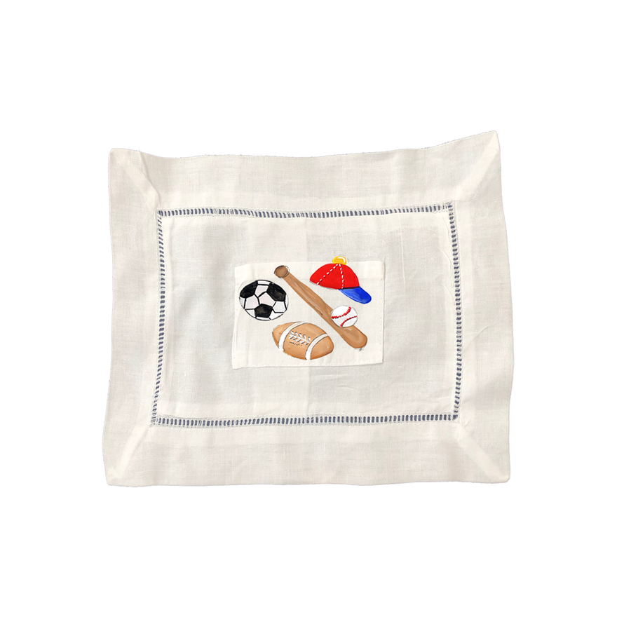 Large Tooth Fairy Pillow Sports-  TF672