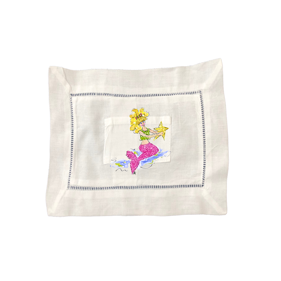 Large Tooth Fairy Pillow Mermaid- TF919