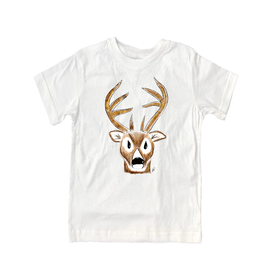 Cotton Tee Shirt Short Sleeve 2117 Deer