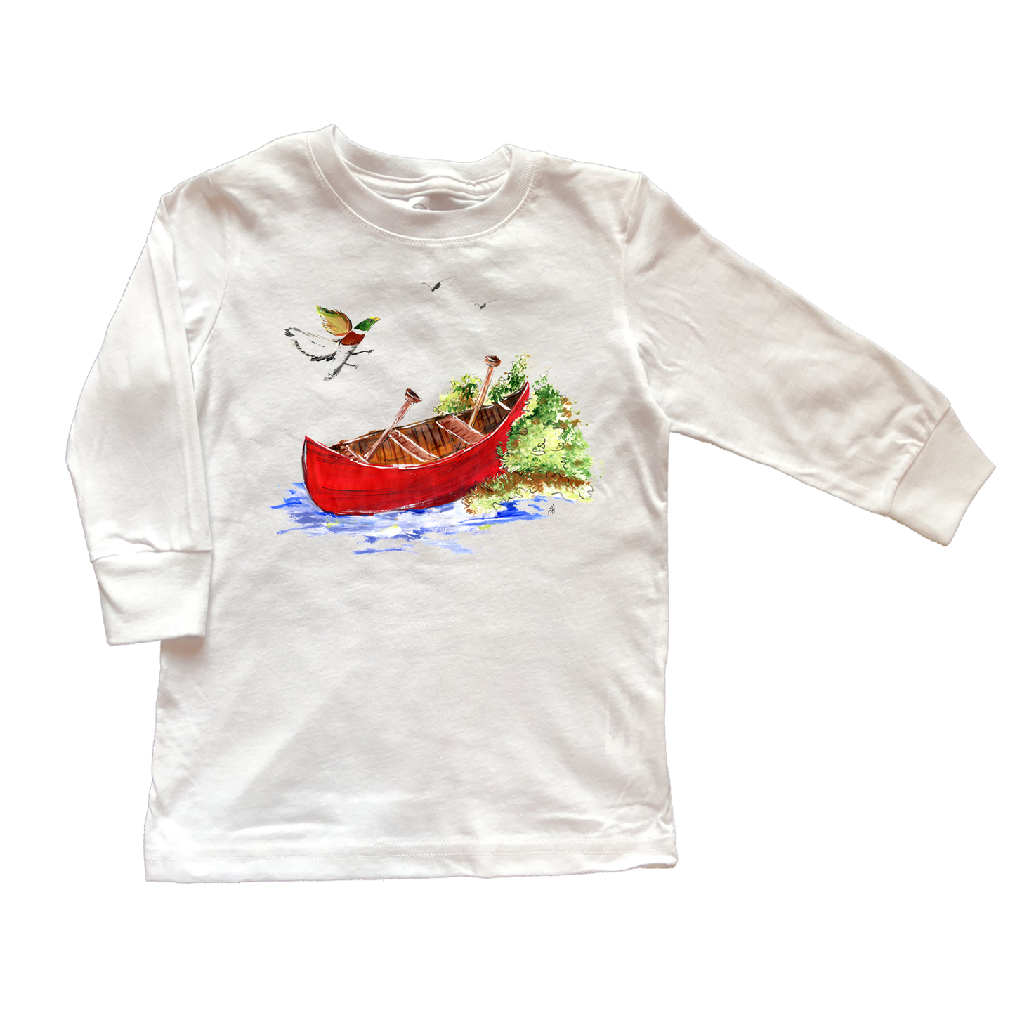 Cotton Tee Shirt Long Sleeve 492 Canoe