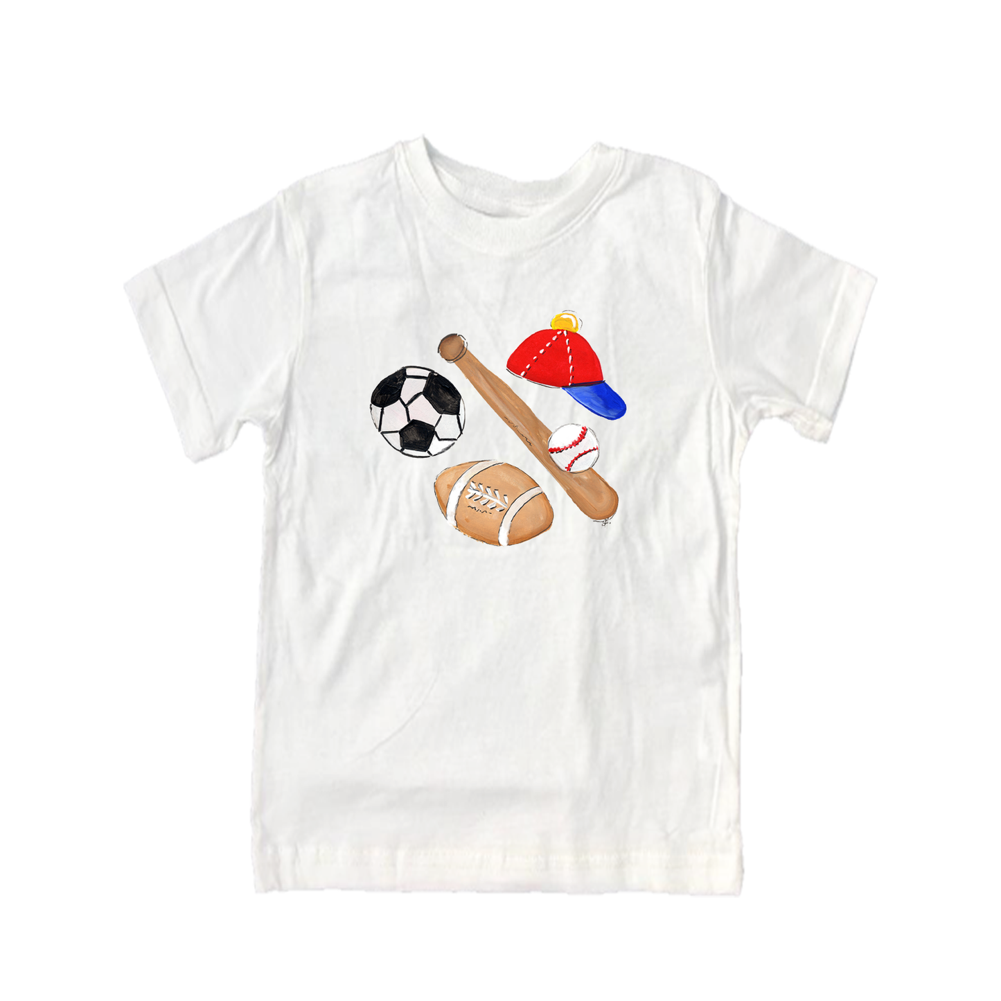 Cotton Tee Shirt Short Sleeve 672 Sports