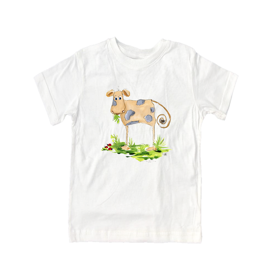 Cotton Tee Shirt Short Sleeve 770 Casey the Cow