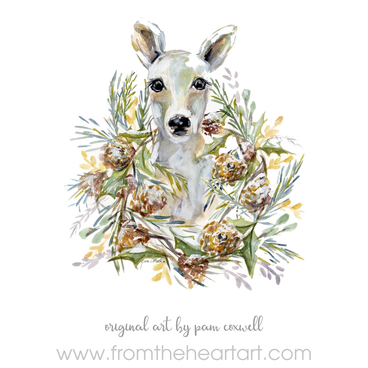 Winter Cove Deer