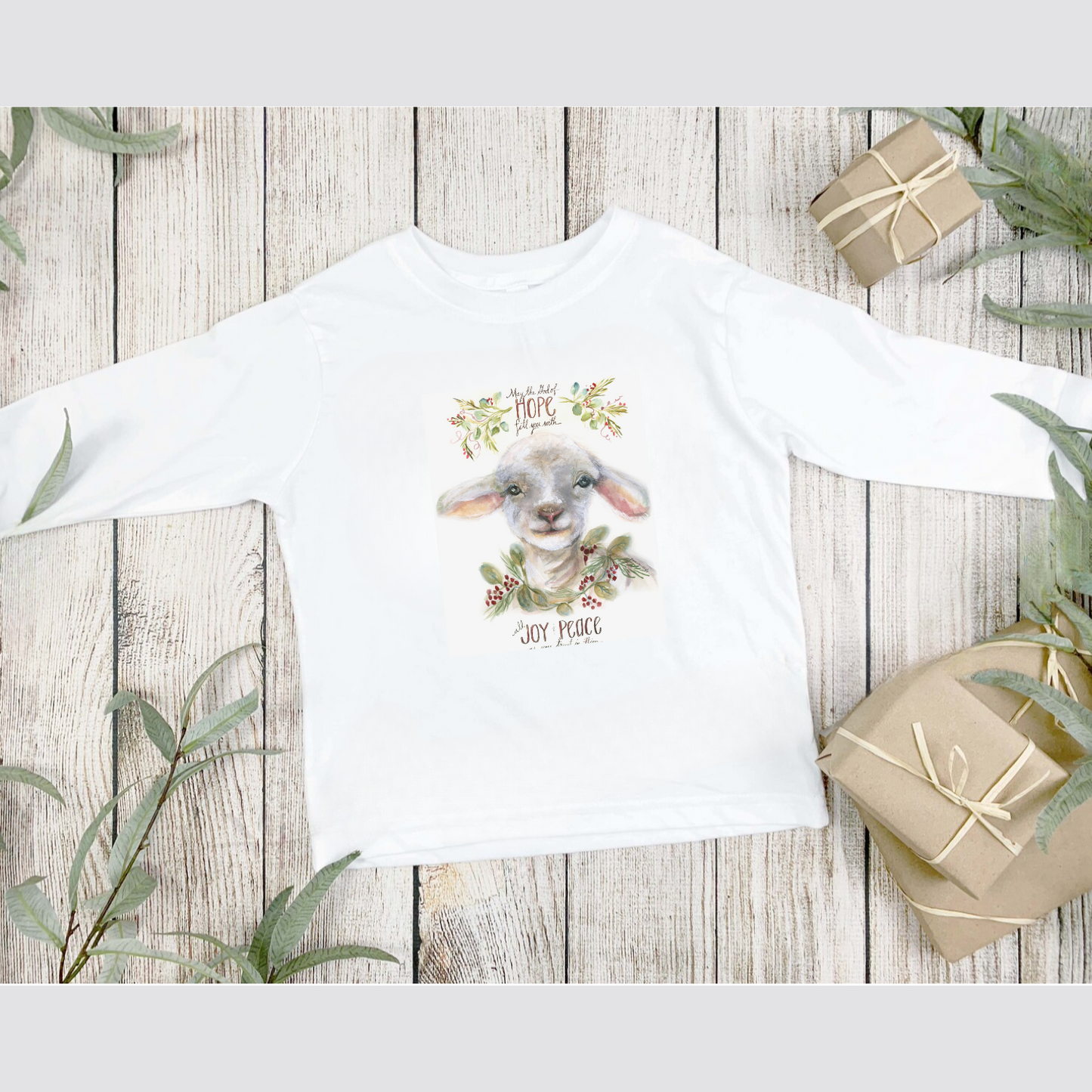 Christmas Lamb Child & Youth Shirt