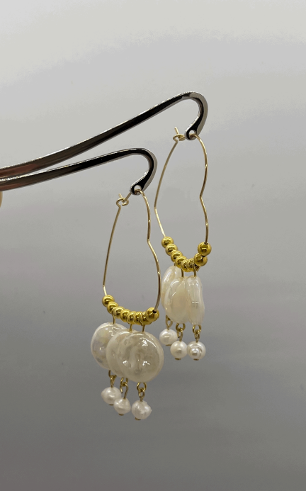 Ivory Lane Clay Earrings - Valentine