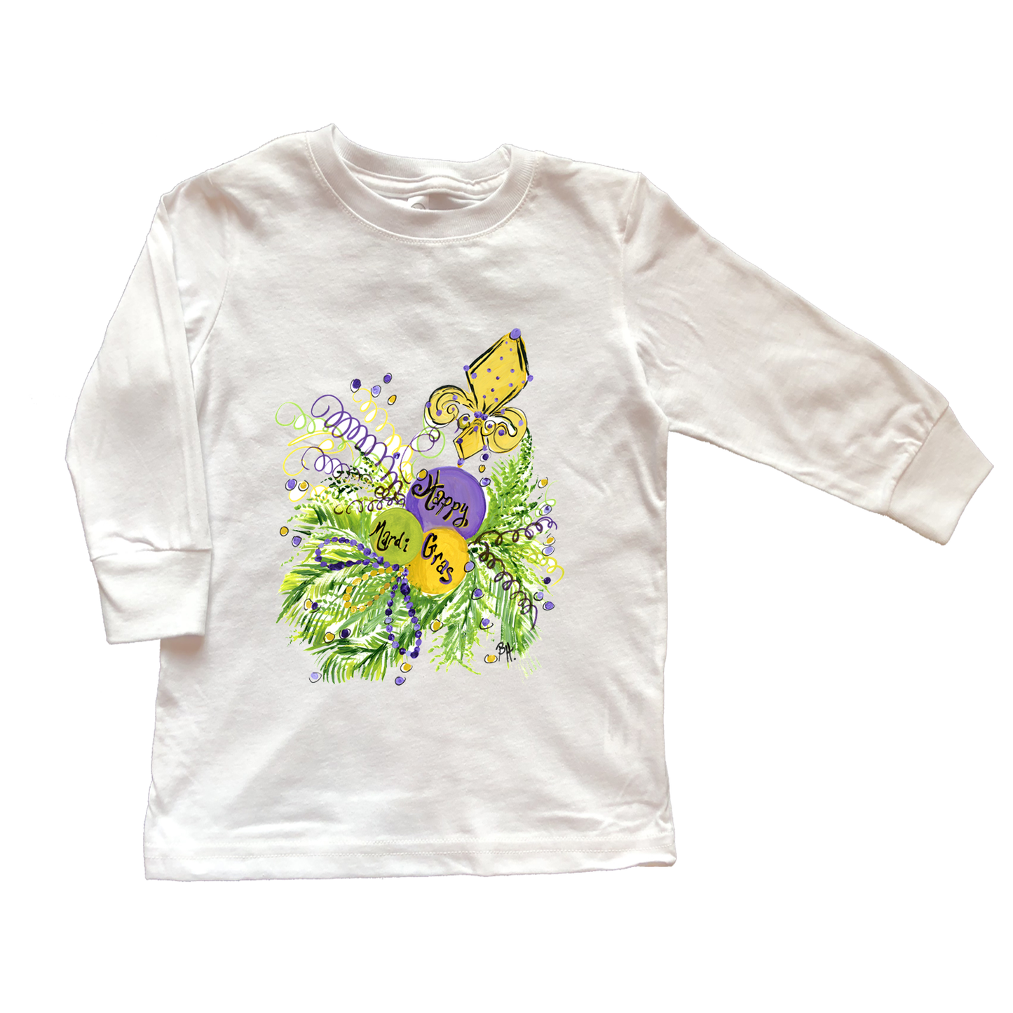 Tee Shirt LS Mardi Gras TSLS1055