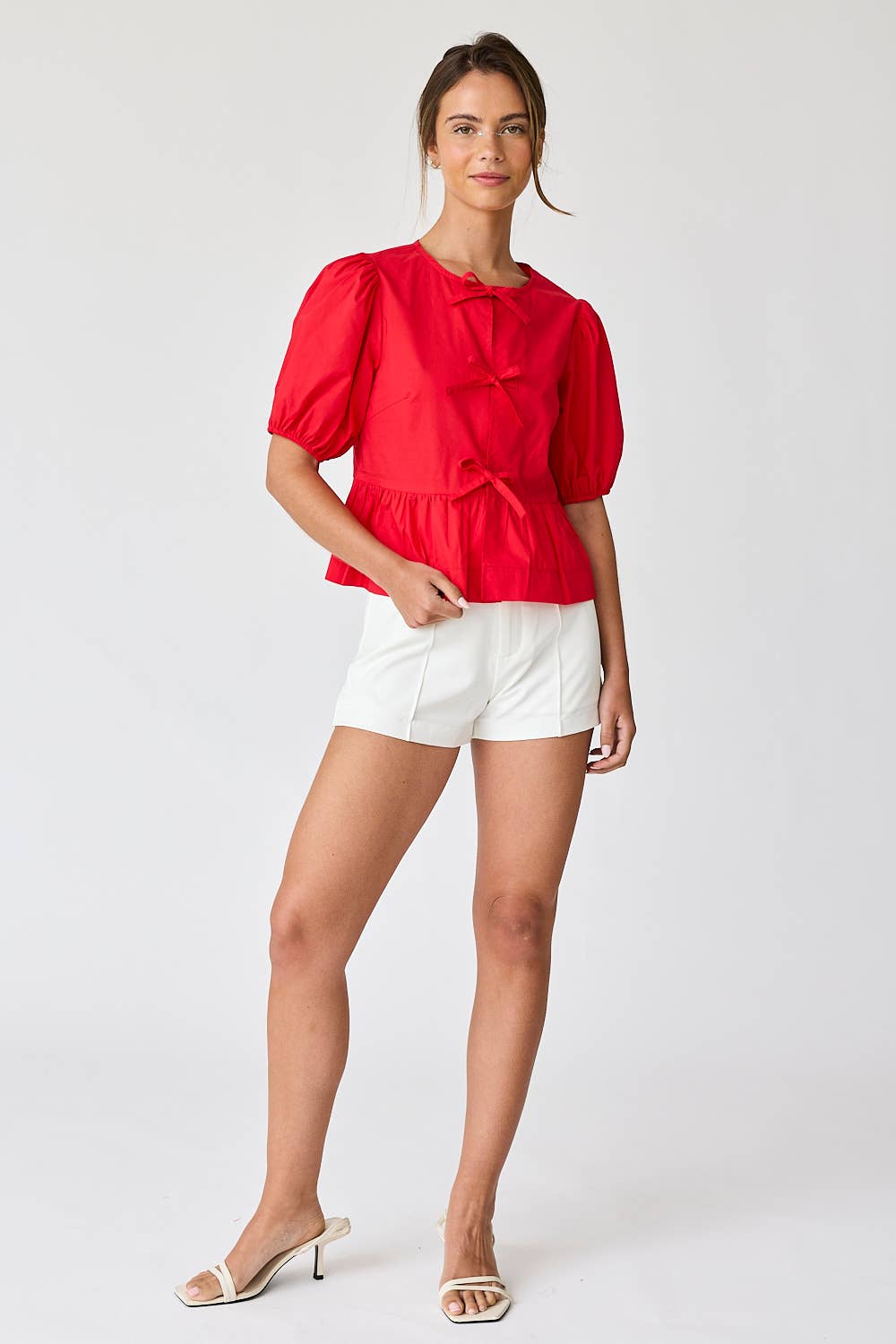 Hailey Bow Tie Detailed Blouse