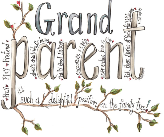 Grandparent - Word Art